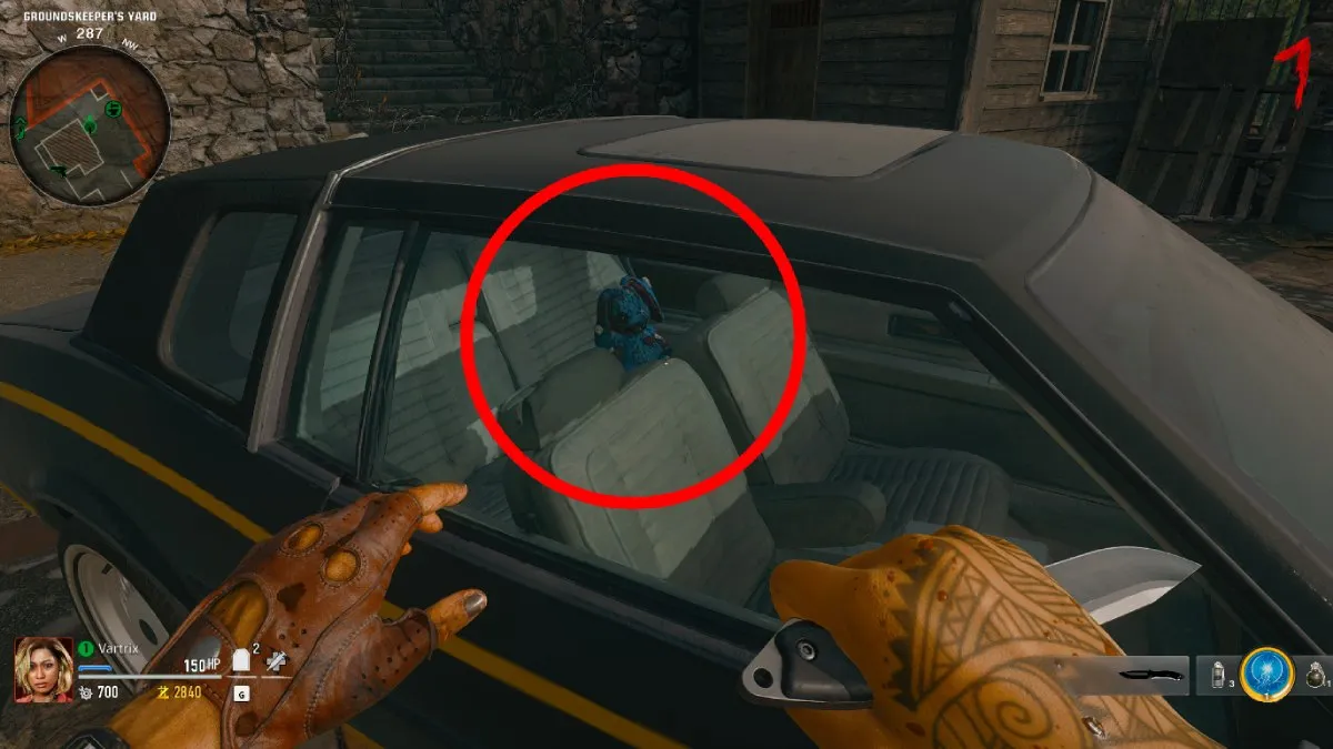 Mr Peeks in Car Easter Egg Liberty Falls BO6 Zombies