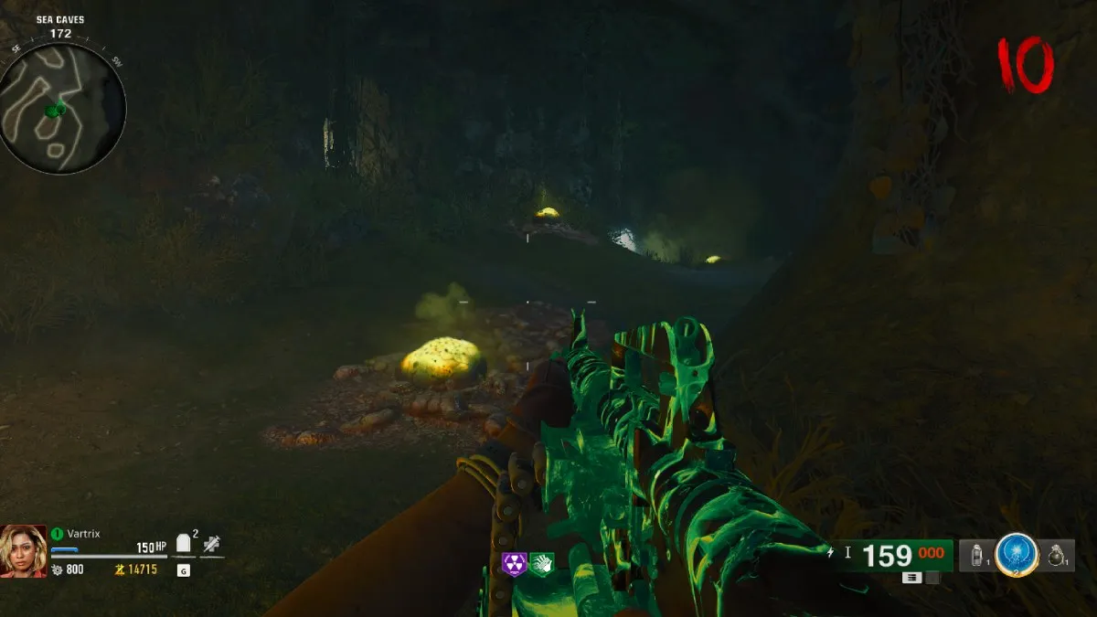 Sea Caves Yellow Spores Black Ops 6 Zombies