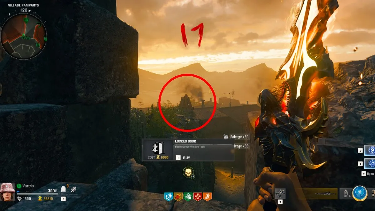 Bonfire 2 Black Ops 6 Citadelle des Morts Easter Egg