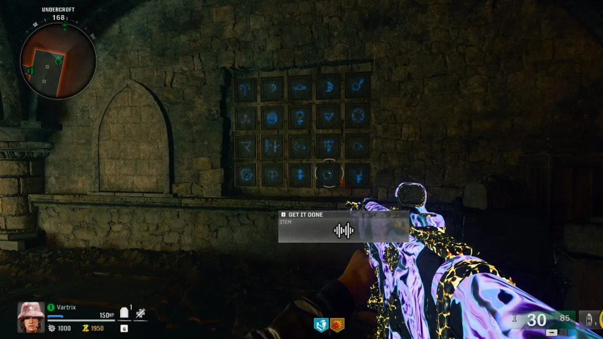 Citadelle des Morts Symbol Puzzle Black Ops 6 Zombies