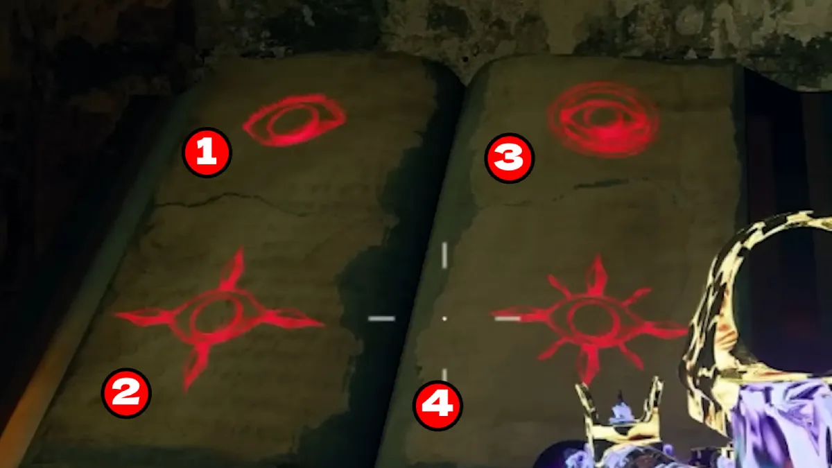 Page Order in Citadelle des Morts Easter Egg