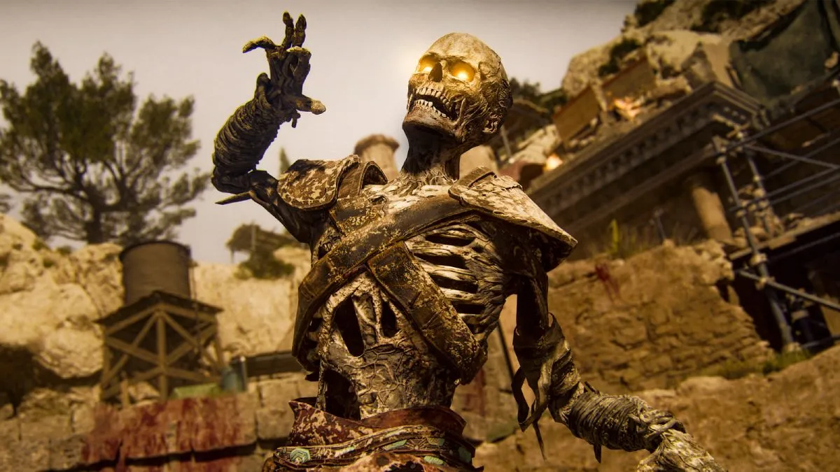 Black Ops 6 Zombies The Tomb Undead Skeleton