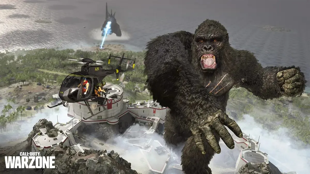 Godzilla and Kong in Warzone