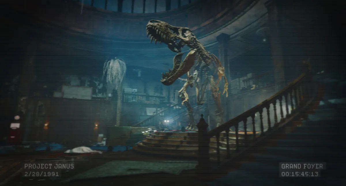 Patung Dinosaurus di Liberty Falls Mansion Black Ops 6 Zombies