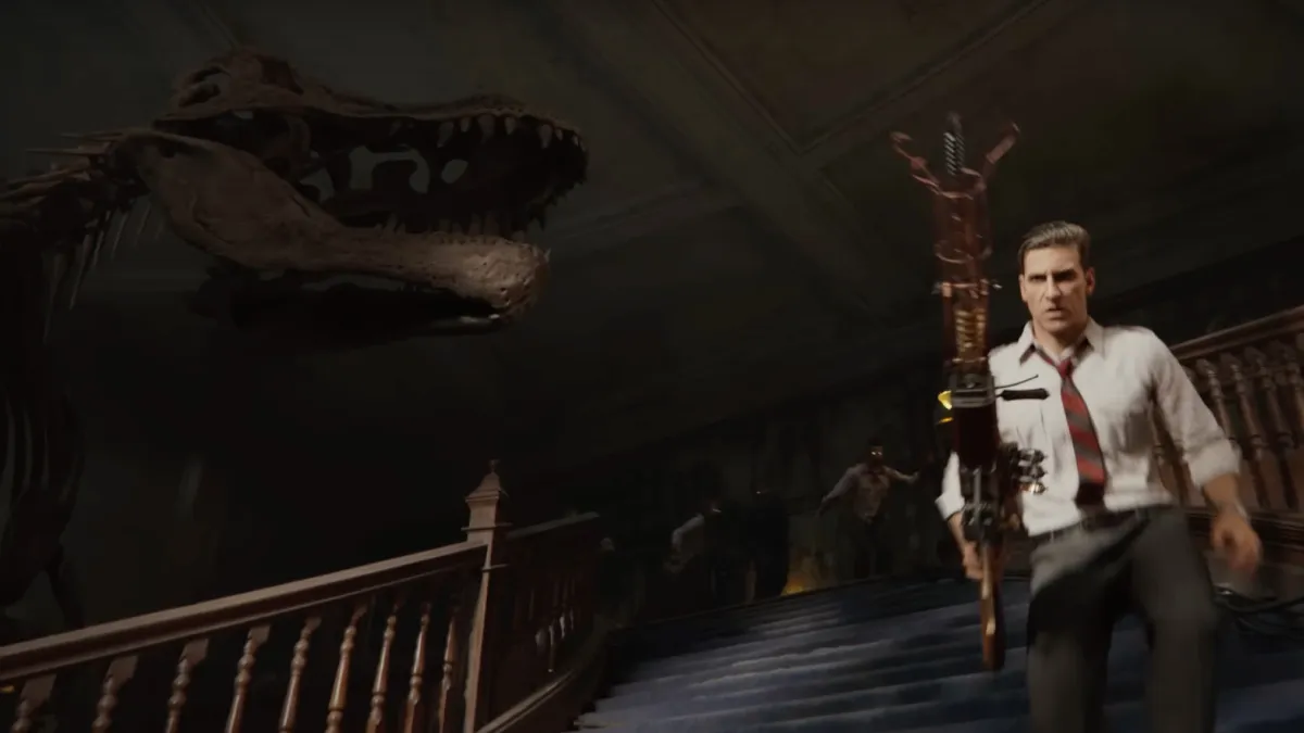 T-Rex in Liberty Falls Mansion Black Ops 6 Zombies